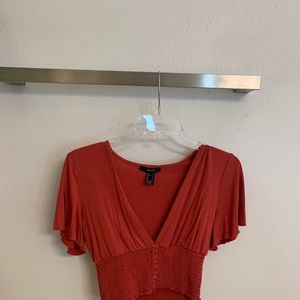 forever 21 v neck top